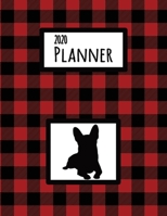 2020 Planner: Welsh Corgi Red and Black Buffalo Plaid Dated Daily, Weekly, Monthly Planner With Calendar, Goals, To-Do, Gratitude, Habit and Mood Trackers, Affirmations and Holidays 1704753600 Book Cover