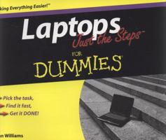 Laptops Just the Steps For Dummies (For Dummies (Computer/Tech)) 0470285834 Book Cover