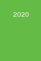2020: Wochen Notizkalender 2020 A5 Gr�n 1678932639 Book Cover