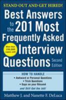 Best Answers to the 201 Most Frequently Asked Interview Questions 007016357X Book Cover
