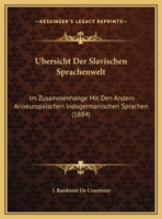 Ubersicht Der Slavischen Sprachenwelt: Im Zusammenhange Mit Den Andern Arioeuropaischen Indogermanischen Sprachen (1884) 1167997301 Book Cover