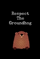 Funny Groundhog Day Theme Wide Ruled Line Paper 1650202024 Book Cover