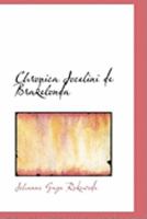 Chronica Jocelini de Brakelonda 0469962828 Book Cover