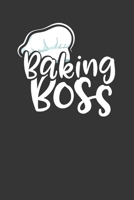 BAKING BOSS: Recipe and Baking Journal – Blank recipe Book 1710736275 Book Cover