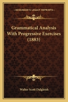 Grammatical Analysis 1246284855 Book Cover