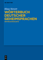 Wörterbuch deutscher Geheimsprachen (German Edition) 3112216105 Book Cover