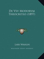De Vsv Modorvm Theocriteo (1897) 1160414238 Book Cover