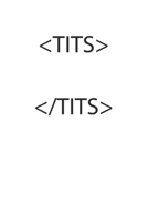 Carnet De Notes: Seins Seins Html Sarcasme Nerd Cadeaux Blague 120 Pages, 6X9 (Environ A5), Grille � Point 1655278452 Book Cover