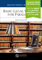 Basic Legal Writing for Paralegals: [Connected eBook with Study Center] 1543858708 Book Cover