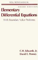 Sm Elementary Differential Equations S/M 0132534282 Book Cover