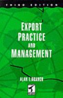 Export Practice and Management 0412415305 Book Cover