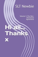 Hi all… Thanks x: Volume 5: The Non-Disclosure Agreement B0FX21P1BB Book Cover