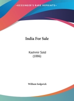 India For Sale: Kashmir Sold 1165521555 Book Cover