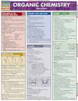 Organic Chemistry Reactions (Quickstudy Reference Guides - Academic) 1572225890 Book Cover