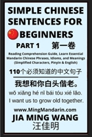 Simple Chinese Sentences for Beginners (Part 1) - Idioms and Phrases for Beginners (HSK All Levels) B0BMTDZZFY Book Cover