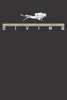 Notebook: Diving Fathers Day Scuba Diver Vintage 1083051520 Book Cover