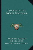 Studies in the Secret Doctrine 0766191478 Book Cover