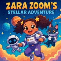 Zara Zoom's Stellar Adventure: A Bedtime Space Adventure That Teaches Planets, Science, and Big Dreams B0FD8H4RKD Book Cover