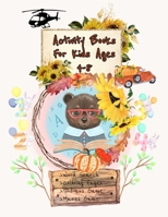 Activity Books for Kids Ages 4-8: A Fun Coloring Books Kids, Mazes, Sudokus, Puzzles, Word Search for Kids ( Animals, Fruits..), Gift Idea for Kids, Cute Rabbit Thankful Gift B08HT9PWSF Book Cover