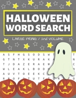 Halloween Word Search: Puzzle Book Large Print - 80 Halloween Puzzles (Edition/Volume 2) 1699159696 Book Cover