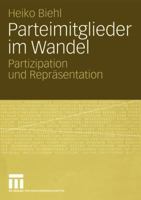 Parteimitglieder Im Wandel: Partizipation Und Reprasentation 3531145673 Book Cover
