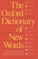 The Oxford Dictionary of New Words (Dictionary) 0198631529 Book Cover