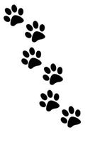 Paw Print Tracks: For Animal Lovers 1796640492 Book Cover