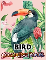 Bird Coloring Book: 60 Beautiful Bird Designs for Stress Relief and Relaxation (little bird drawing and activity book for kids) 1702123855 Book Cover