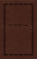 Biblia Reina-Valera 1960, Tierra Santa, Ultrafina letra grande, Leathersoft, Café, con cierre 0829772162 Book Cover