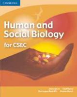 Human and Social Biology for Csec(r) 0521701155 Book Cover
