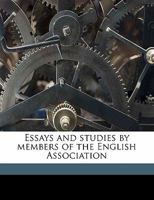 Essays and studies by members of the English Association 0530608677 Book Cover