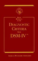 Quick Reference to the Diagnostic Criteria From DSM-IV 0890420637 Book Cover