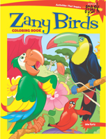 SPARK Zany Birds Coloring Book 0486814440 Book Cover