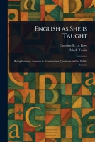 English as She is Taught 1023485176 Book Cover