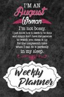 Weekly Planner: Born In August Themed Monthly Weekly Daily Planner Calendar Schedule Organizer Appointment Journal Notebook For People Who Was Born In August 1678939161 Book Cover