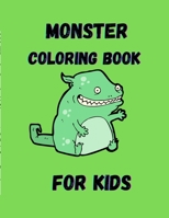 Monster Coloring Book For Kids: Ages 6-8, 8-10 B08VLQ91KV Book Cover