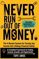 NEVER RUN OUT OF MONEY: The 4-Bucket System for Turning Any Income Into Lifelong Financial Safety B0HGCPZC9Y Book Cover