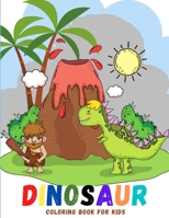 Dinosaur Coloring Book for Kids: Coloring Book Dinosaur for Boys, Girls, Toddlers, Preschoolers, Ages 4-8 B08B3B3DH3 Book Cover