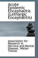 Acute Epidemic Encephalitis 111001872X Book Cover
