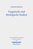 Exegetische Und Theologische Studien (Wissenschaftliche Untersuchungen Zum Neuen Testament) 3161608909 Book Cover