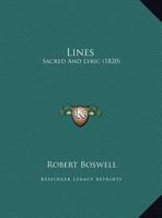 Lines: Sacred And Lyric 1169611613 Book Cover