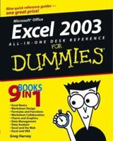 Excel 2003 All-in-One Desk Reference for Dummies 076453758X Book Cover