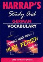 German Vocabulary (Harrap's German Study Aid) 0245607196 Book Cover