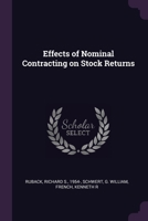 Effects of Nominal Contracting on Stock Returns 1378968603 Book Cover
