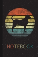 Notebook: Labrador Retriever Gifts Present for Pet Owner Silhouette Blank Lined Notebook for Dog Mom Dad Cool Gift Idea for Men Women Kids Journal Thanksgiving Birthday Party Journal for Her Him 1673436846 Book Cover