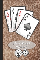 Game Scores Notebook: Blank Composition Notebook To Record Your Game Scores to Keep a Journal of Game Night 1674420390 Book Cover