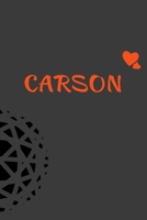 Carson  name Styles  Notebook: Who Really Loves Anime - Sketchbook: Comic Manga Anime Sketch Book for drawing and sketching - Anime Drawing Book - ... Supplies - Otaku & Artist Gift -Dina Odess B083XVGTXD Book Cover