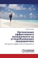 Organizatsiya effektivnogo menedzhmenta na ugledobyvayushchikh predpriyatiyakh: Metodologiya effektivnogo menedzhmenta 3659244511 Book Cover