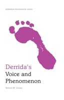 Derrida's Voice and Phenomenon 0748644210 Book Cover