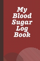 My Blood Sugar Log Book: Track and Record Glucose Readings | Sugar Daily Log Book | Diabetes Journal | | Food Monitoring Notes | Manage Medical ... Before and After Mealtimes | Gift Under 10 1694950395 Book Cover